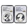 Image 1 : [2] 2012-S Silver Eagle NGC PF69 Reverse and Ultra Cameo