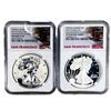 Image 1 : [2] 2012-S Silver Eagle NGC PF69 Reverse and Ultra Cameo