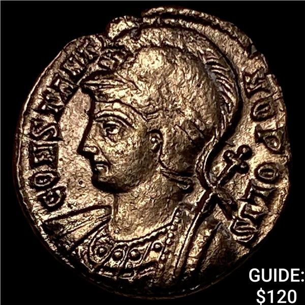 Roman Constantinian 330-340 AD AE3/4 BI Nummus UNCIRCULATED