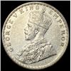 Image 1 : 1919 British India Silver Rupee UNCIRCULATED