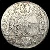 Image 2 : 1655-1705 Hungary Leopold Silver 3 Kreuzer CLOSELY UNCIRCULATED