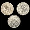 Image 1 : [3]1923 Soviet Union SIlver 10 Kopeks CLOSELY UNCIRCULATED