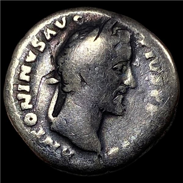 Roman Ant. Pius 138-161 AD Silver Denarius NEARLY UNCIRCULATED