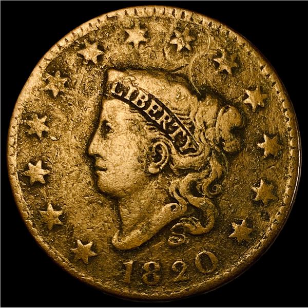 1820 Classic Head Large Cent NICELY CIRCULATED