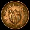 Image 1 : 1863 Civil War Token "Union Forever" F. Sigel LIGHTLY CIRCULATED