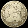 Image 1 : 1829 Capped Bust Dime NICELY CIRCULATED