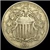 Image 1 : 1866 Shield Nickel NEARLY UNCIRCULATED