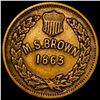 Image 2 : 1863 Civil War Token Eureka 2 Warren St. NY LIGHTLY CIRCULATED