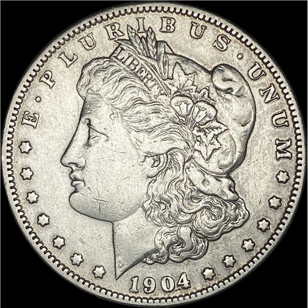 1904-S Silver Morgan Dollar NEARLY UNCIRCULATED