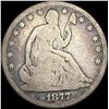 Image 1 : 1877 Seated Liberty Half Dollar NICELY CIRCULATED