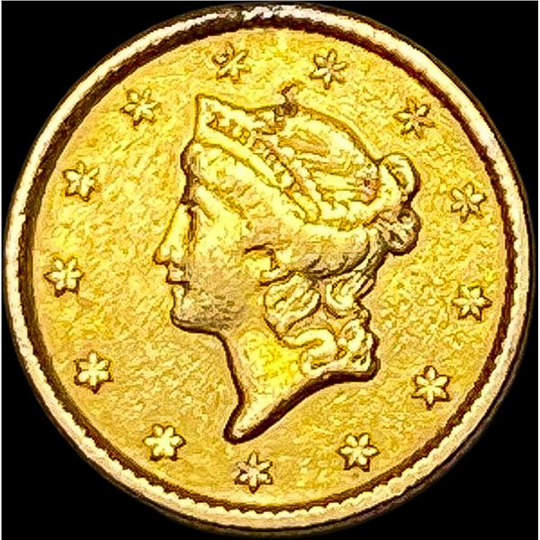 1853 Gold $1 Liberty Type 1 HIGH GRADE