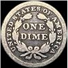 Image 2 : 1854 Arrows Seated Liberty Dime NICELY CIRCULATED