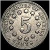 Image 2 : 1869 Shield Nickel CLOSELY UNCIRCULATED