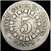 Image 2 : 1867 Shield Nickel NICELY CIRCULATED