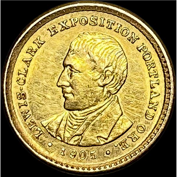 1905 Lewis and Clark Gold Dollar CLOSELY UNCIRCULATED