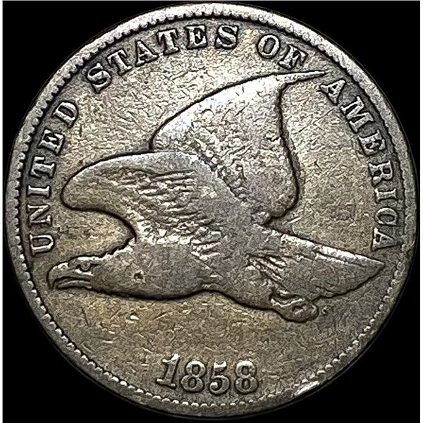 1858 Flying Eagle Cent NICELY CIRCULATED