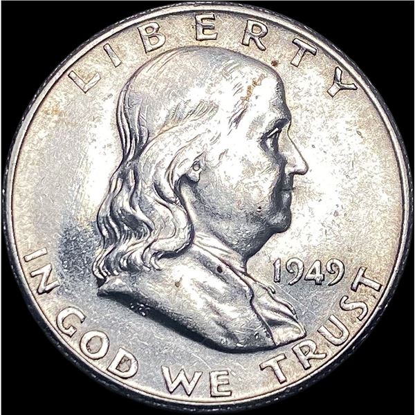 1949-S Silver Franklin Half Dollar CHOICE BU