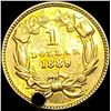 Image 2 : 1889 Gold $1 Indian Head Type 3 HIGH GRADE