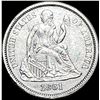 Image 1 : 1861 Seated Liberty Dime CLOSELY UNCIRCULATED