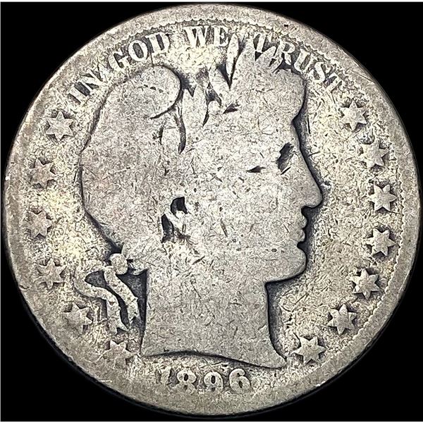 1896-O Silver Barber Half Dollar NICELY CIRCULATED