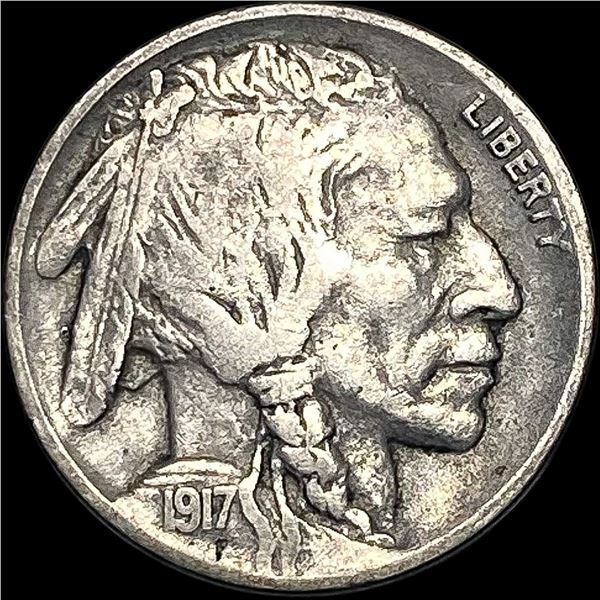 1917-D Buffalo Nickel NEARLY UNCIRCULATED