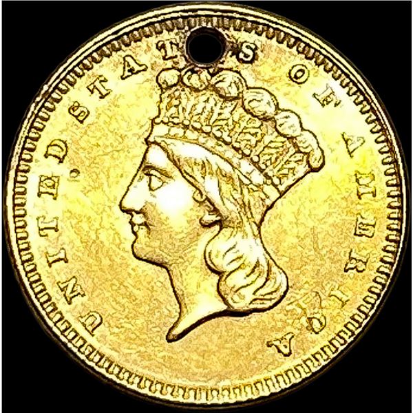 1861 Gold $1 Indian Princess Type 3 HIGH GRADE