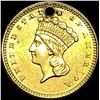 Image 1 : 1861 Gold $1 Indian Princess Type 3 HIGH GRADE