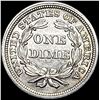 Image 2 : 1853 Arrows Seated Liberty Dime CHOICE AU