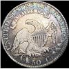 Image 2 : 1823 Ugly 3 Capped Bust Half Dollar LIGHTLY CIRCULATED