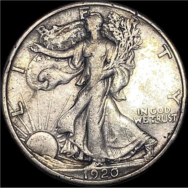 1920 Walking Liberty Half Dollar NEARLY UNCIRCULATED