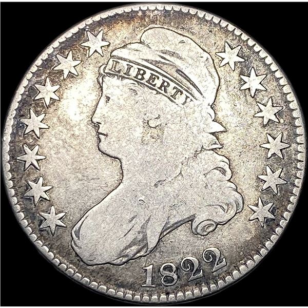 1822 Capped Bust Half Dollar NICELY CIRCULATED