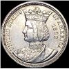 Image 1 : 1893 Silver Isabella Quarter UNCIRCULATED