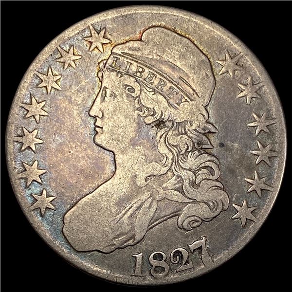 1827 Capped Bust Half Dollar NICELY CIRCULATED