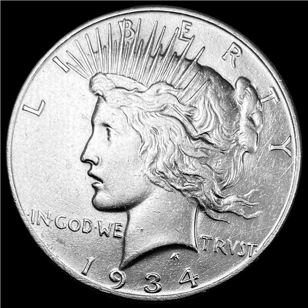 1934 Silver Peace Dollar CLOSELY UNCIRCULATED