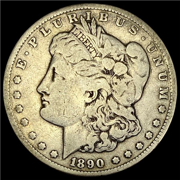 1890-CC Silver Morgan Dollar LIGHTLY CIRCULATED