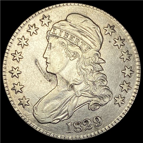 1829 Capped Bust Half Dollar CLOSELY UNCIRCULATED