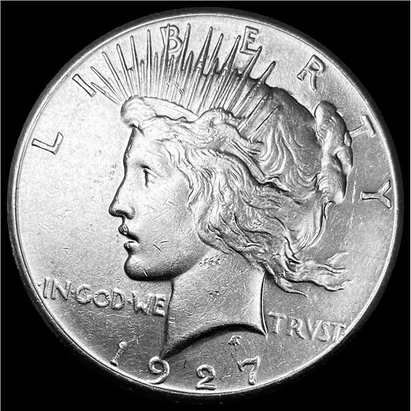 1927 Silver Peace Dollar CLOSELY UNCIRCULATED