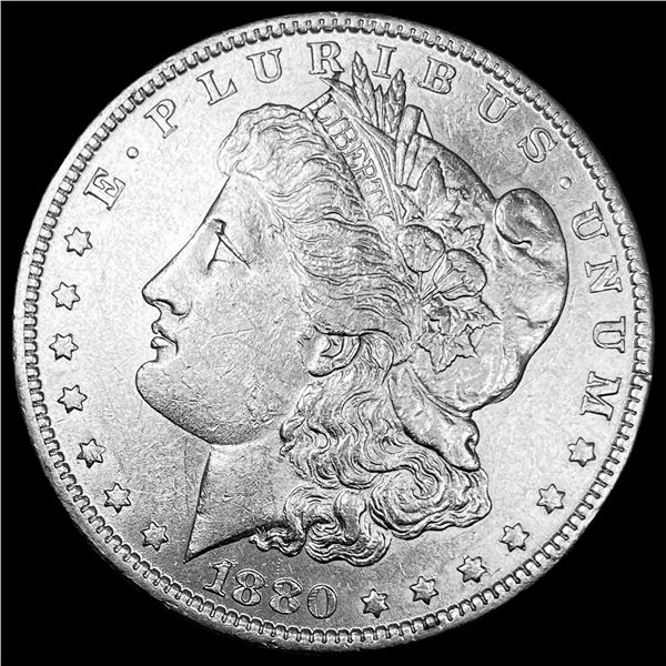 1880-O Silver Morgan Dollar CHOICE AU
