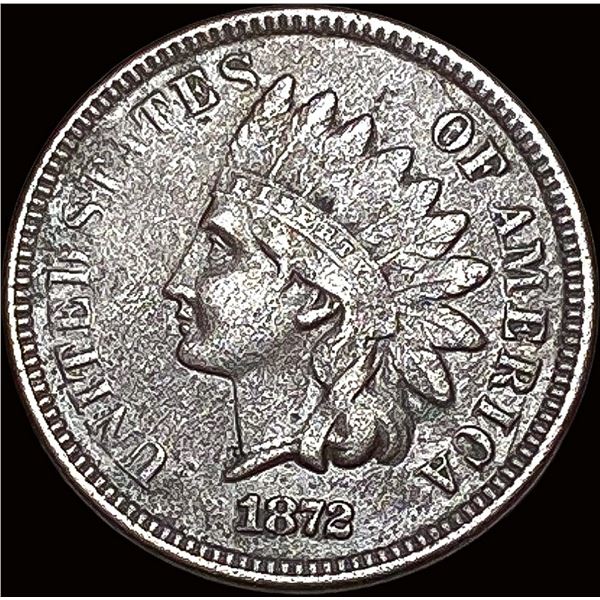 1872 Indian Head Cent  LIGHTLY CIRCULATED