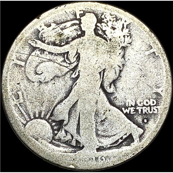 1916-S Walking Liberty Half Dollar NICELY CIRCULATED