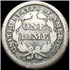 Image 2 : 1854-O Silver Seated Liberty Dime NICELY CIRCULATED