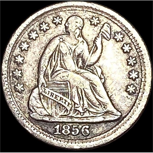 1856 Seated Liberty Half Dime CLOSELY UNCIRCULATED
