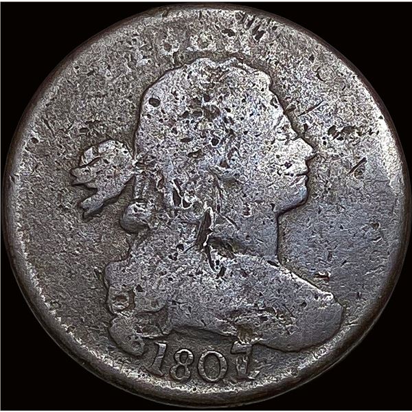 1807 Draped Bust Large Cent NICELY CIRCULATED