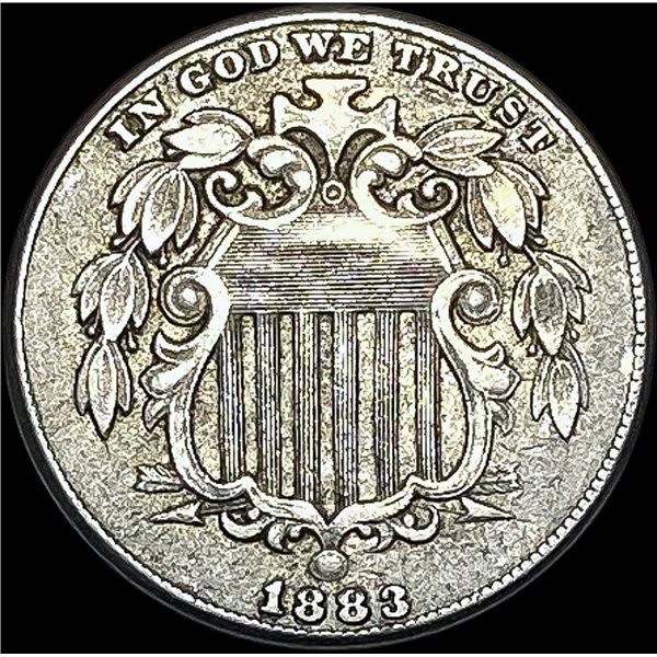 1883 Shield Nickel NEARLY UNCIRCULATED