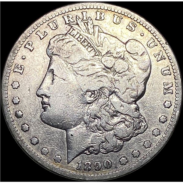 1890-CC Silver Morgan Dollar LIGHTLY CIRCULATED