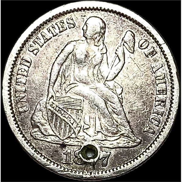 1877-CC Silver Seated Liberty  Dime  HIGH GRADE