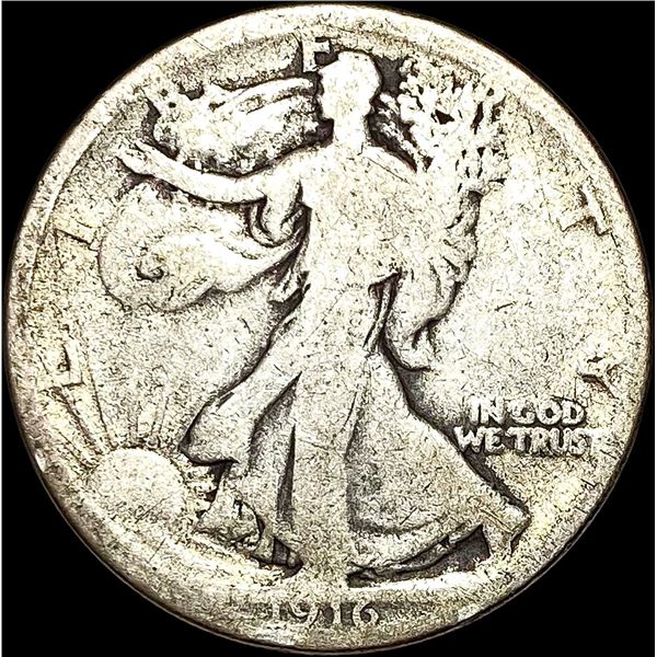 1916 Walking Liberty Half Dollar NICELY CIRCULATED