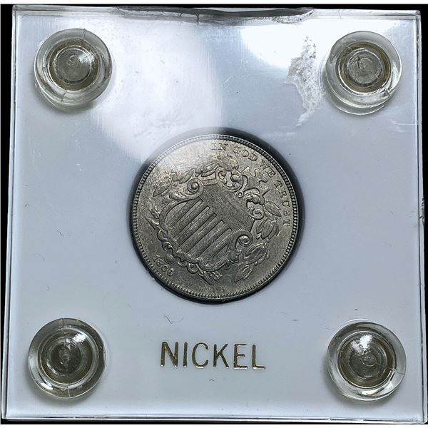 1866 Shield Nickel CLOSELY UNCIRCULATED