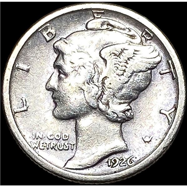 1926-D Mercury Dime NEARLY UNCIRCULATED