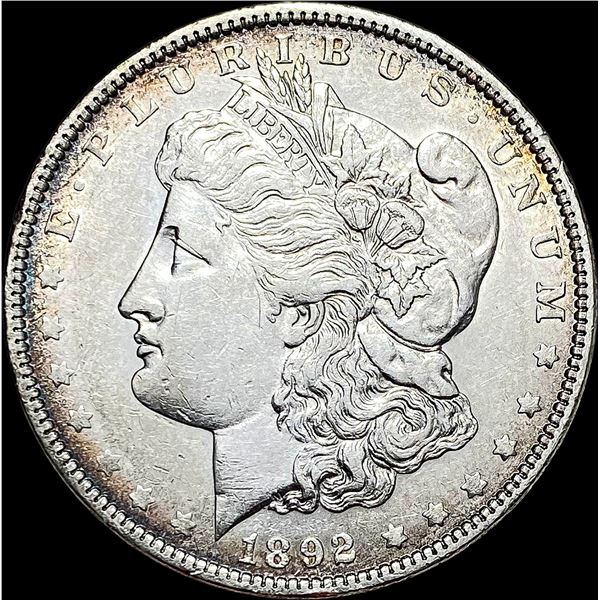 1892 Silver Morgan Dollar CLOSELY  UNCIRCULATED